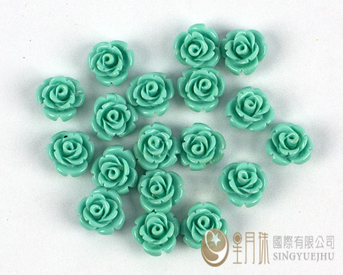 手工特製-玫瑰花-蒂芬妮綠