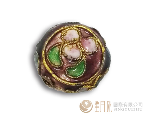 景泰藍(圓餅)-咖啡-1入(僅剩7個)
