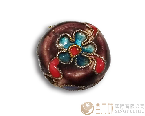 景泰藍(中間凹)-咖啡-1入(僅剩4個)