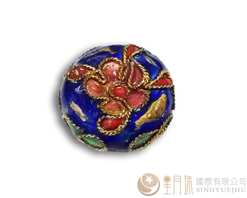 景泰藍(中間凹)-深藍-1入(僅剩4個)
