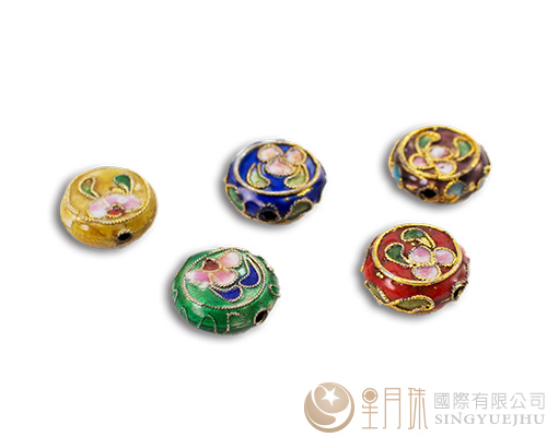 景泰藍(圓餅)-咖啡-1入(僅剩7個)