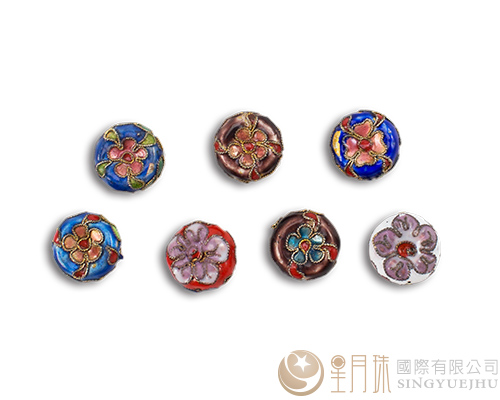 景泰藍(中間凹)-咖啡-1入(僅剩4個)