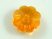 花瓣珠-橘-6mm