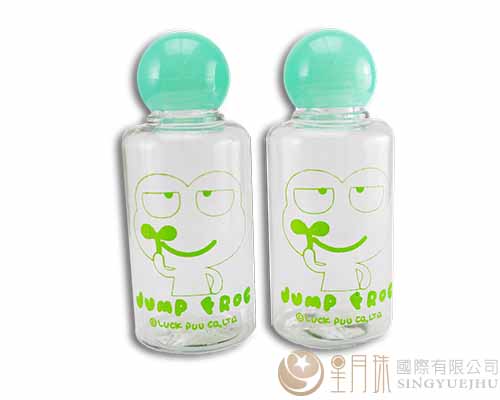 塑膠瓶-圓柱形-青蛙-2入