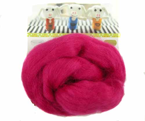 美麗諾羊毛氈-R7910-桃紅