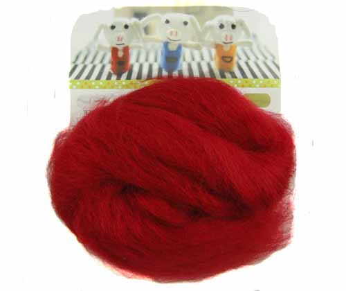 美麗諾羊毛氈-R7911-紅色