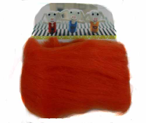 美麗諾羊毛氈-R7926-橘色