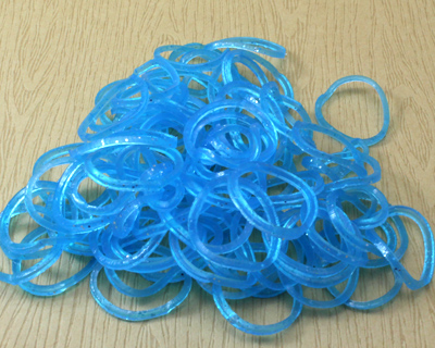 果凍色皮筋橡圈組-果凍藍(200克)