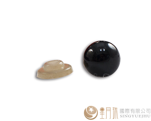 玩偶眼睛-圆(全黑)12mm-10入