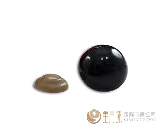 玩偶眼睛-圆(全黑)18mm-8入