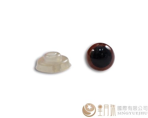 玩偶眼睛-圆(双色)8mm-10入