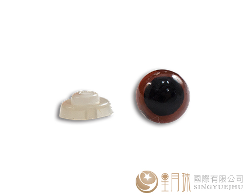 玩偶眼睛-圓(雙色)10mm-10入