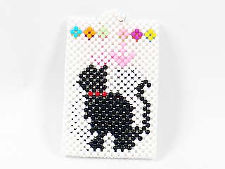 串珠材料1356宝贝猫万用卡套-3mm糖果珠