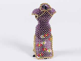 串珠材料包1361雍容華貴-長旗袍-11/0日本玻璃珠