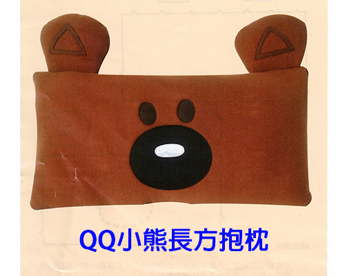 QQ小熊長方抱枕-T295