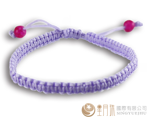 DIY簡單手編手環材料包-紫(A0010)