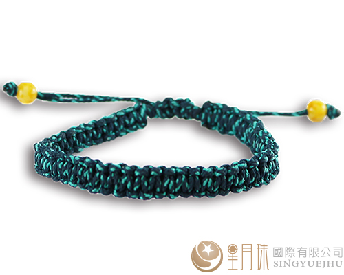 DIY簡單手編手環材料包-綠/淺綠(A0010)
