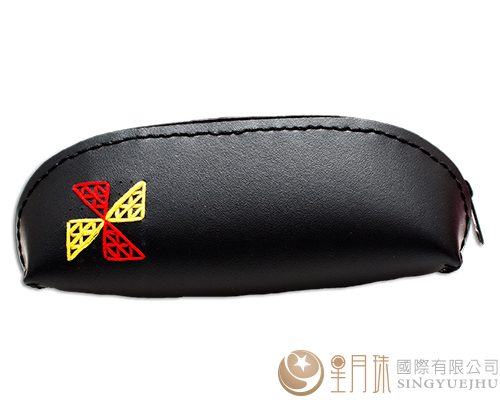 DIY手縫刺繡筆袋-黑(B0010)