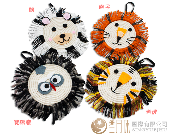 森林動物杯墊(C0034)