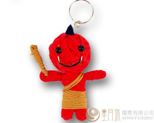 毛線DIY繞線娃娃鎖圈-E(C005)