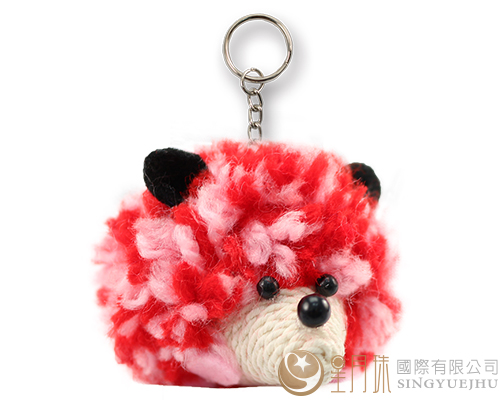 DIY可愛刺蝟所圈材料包-紅+粉紅刺蝟(C009)