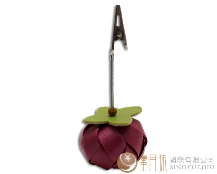 柿柿如意MEMO夾-暗紅(E0022) 