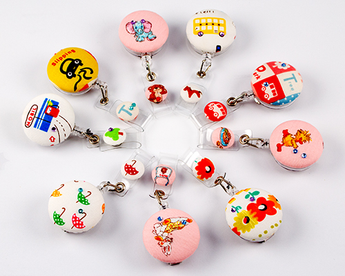 印花布包釦伸縮名片夾材料包~不挑款(F003)