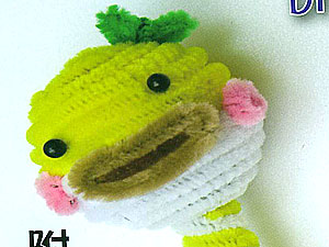 Y8毛根材料包-可愛雞毛根筆(J0012)