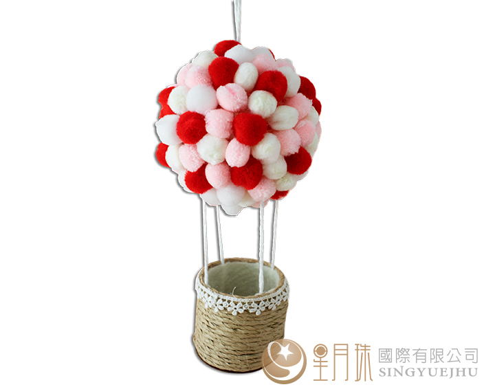 熱氣球夜燈-紅粉(Z004)