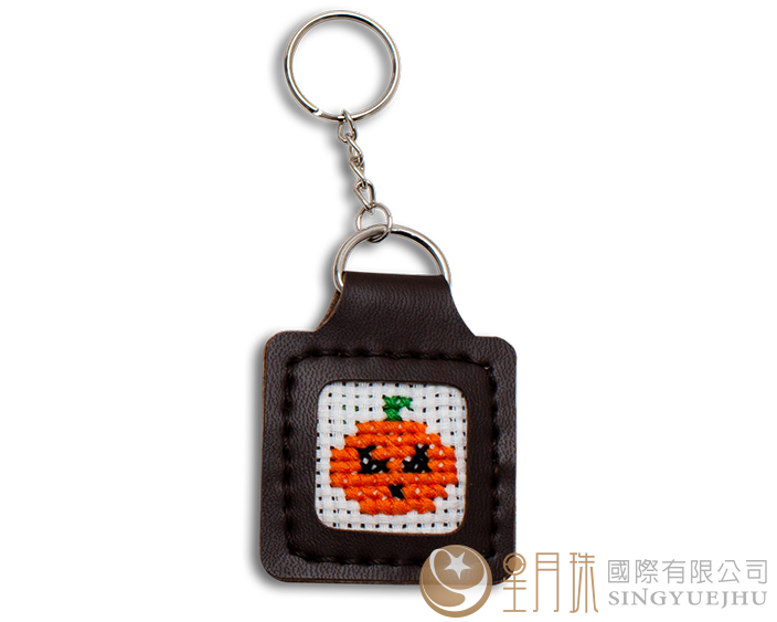 十字绣钥匙圈-咖啡10(K001)