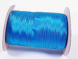 拼布用緞帶(斜布條)-13mm-土耳其藍