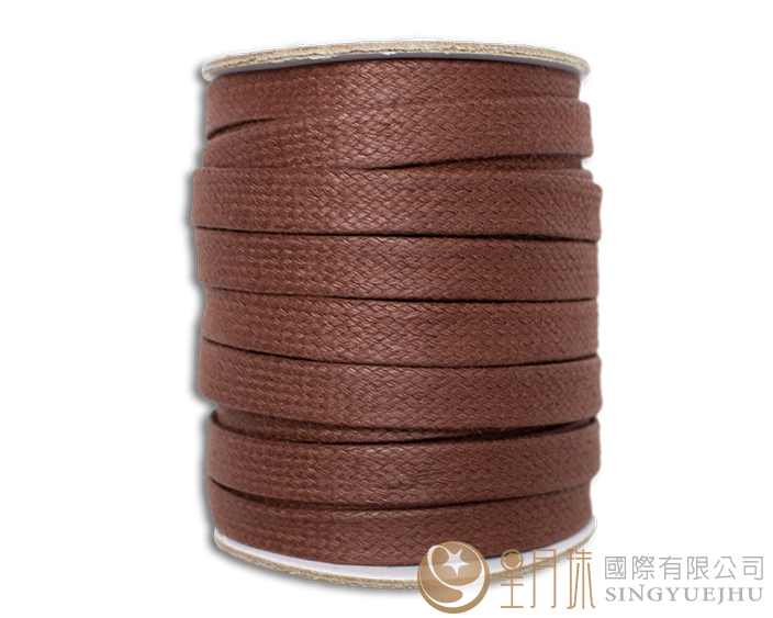 扁仿皮線-約7mm-咖啡