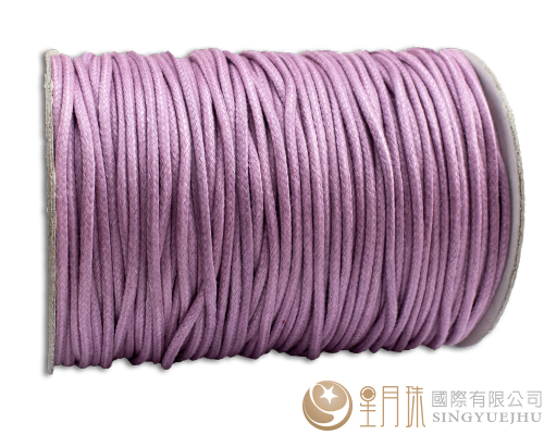 仿皮绳2mm-粉紫