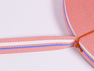 織帶-粉紅+藍+白-25mm