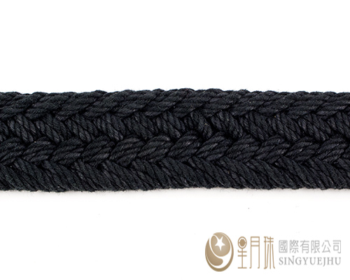 织带006-麻绳编织(黑色)