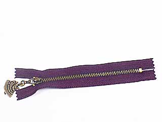 拼布拉鍊-10cm-深紫色