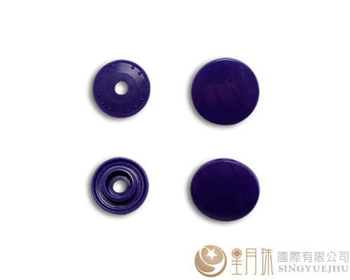 塑膠壓釦-10mm/100入-紫