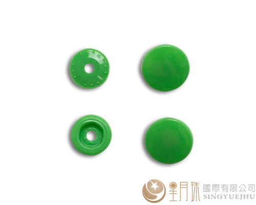 塑膠壓釦-10mm/100入-綠