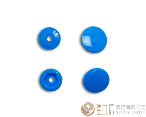 塑膠壓釦-10mm/100入-藍