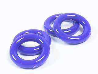 塑膠圈（小）-寶藍色-10入