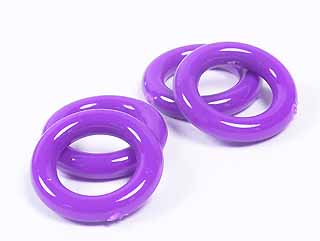 塑膠圈(小)-紫色-10入