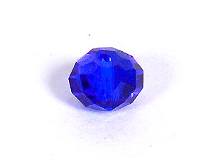 捷克扁圓珠8*5mm-紫寶藍色剩6顆