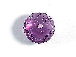 捷克扁圓珠6*4mm-紫色-8顆