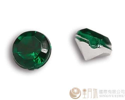 A級壓克力圓錐鑽-祖母綠色-4.5mm-100入